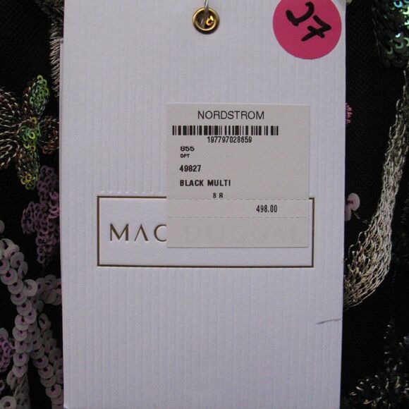 Mac Duggal 49827 Spaghetti Strap Bustier Embroidered Applique Gown - Picture 15 of 16